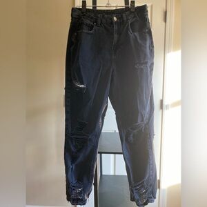 American Eagle curvy mom jeans high distressed size 6 regular